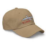 Dassault Falcon 2000 Airplane Embroidered Classic Cap - Add your N#