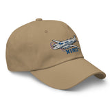 Airplane Embroidered Custom Classic Cap (AIR255B9E90-GB1) - Add your N#