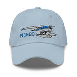 Airplane Embroidered Classic Cap (AIR35JJ1856C-BG1) - Add your N#