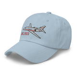 Dassault Falcon 2000 Airplane Embroidered Classic Cap - Add your N#