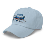 Grumman Tiger (Red/Blue) Custom Embroidered Classic Cap - Add Your N#