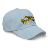 Kitfox Airplane Embroidered Classic Dad Cap (AIRB9KMODEL2-YR1) - Personalized