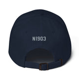 Socata TBM 700 Airplane Embroidered Classic Dad Cap (AIRJF3K2D700-BR1) - Personalized w/ Your N#