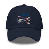 Airplane Embroidered Custom Classic Cap (AIR38I517-BPR1) - Add your N#