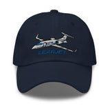 Learjet 31A Airplane Embroidered Classic Dad Cap - Add Your N#
