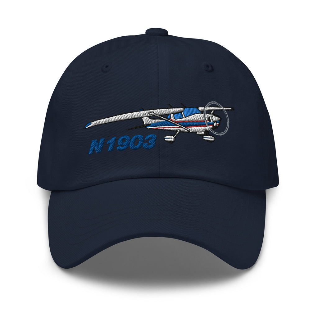 Airplane Embroidered Custom Classic Cap AIR35JJ150-B2 - Add your N#