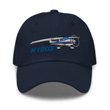 Airplane Embroidered Custom Classic Cap AIR35JJ150-B2 - Add your N#