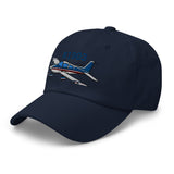 Grumman Tiger (Red/Blue) Custom Embroidered Classic Cap - Add Your N#