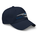 Airplane Embroidered Classic Cap (AIR35JJ1856C-BG1) - Add your N#