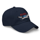 Airplane Embroidered Custom Classic Cap (AIR2552FEG36-RB1) - Add your N#
