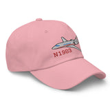 Dassault Falcon 2000 Airplane Embroidered Classic Cap - Add your N#