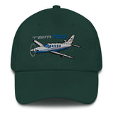 Socata TBM 700 Airplane Embroidered Classic Dad Cap (AIRJF3K2D700-BR1) - Personalized w/ Your N#