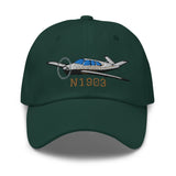 Airplane Embroidered Custom Classic Cap (AIR2552FEK35-BG1)