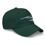 Airplane Embroidered Classic Cap (AIR35JJ1856C-BG1) - Add your N#