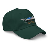 Airplane Embroidered Custom Classic Cap (AIR2552FEK35-BG1)