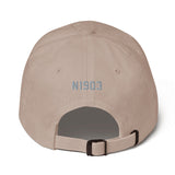Socata TBM 700 Airplane Embroidered Classic Dad Cap (AIRJF3K2D700-BR1) - Personalized w/ Your N#
