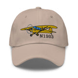 Airplane Embroidered Custom Classic Cap (AIRG9G3L2J3-YB1) - Add your N#