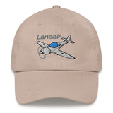 Lancair Legacy Airplane Embroidered Classic Dad Cap (AIRC1EC57-RS1) - Personalized with Your N#