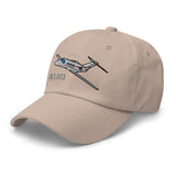 Airplane Embroidered Classic Cap (AIR35JJ525A-RG1) - Add your N#