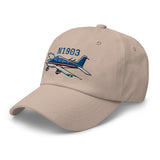 Grumman Tiger (Red/Blue) Custom Embroidered Classic Cap - Add Your N#