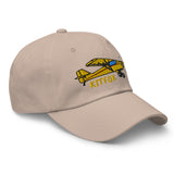 Kitfox Airplane Embroidered Classic Dad Cap (AIRB9KMODEL2-YR1) - Personalized