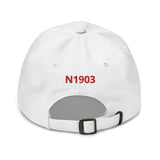 Airplane Embroidered Classic Dad Cap (AIR35JJ182-RB3) - Add Your N#