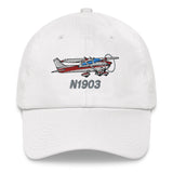 Airplane Embroidered Classic Dad Cap (AIR35JJ182-R1) - Personalized