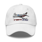 Socata TBM 940 Embroidered Custom Classic Cap (AIRJF3K2D940-BRG1) - Add your N