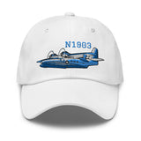 GRUMMAN HU-16B Airplane Embroidered Classic Cap - Add your N#
