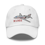 Dassault Falcon 2000 Airplane Embroidered Classic Cap - Add your N#