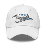 Gulfstream II Airplane Embroidered Classic Cap - Add your N#