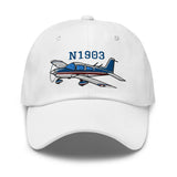 Grumman Tiger (Red/Blue) Custom Embroidered Classic Cap - Add Your N#