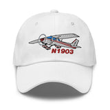 Airplane Embroidered Classic Custom Cap (AIR35JJ152-R6) - Personalized with N#