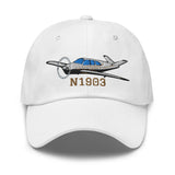 Airplane Embroidered Custom Classic Cap (AIR2552FEK35-BG1)
