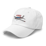 Airplane Embroidered Classic Cap (AIRGRGKN9-RB1) - Add Your N#