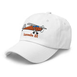 Luscombe 8A Airplane Embroidered Classic Cap (AIRCLJ8A-O2) - Add Your N#
