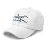 Gulfstream G550 Airplane Embroidered Classic Cap - Add your N#