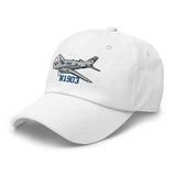 Airplane Embroidered Custom Classic Cap (AIR255B9E90-GB1) - Add your N#