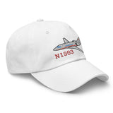 Dassault Falcon 2000 Airplane Embroidered Classic Cap - Add your N#