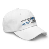 Airplane Embroidered Classic Cap (AIR35JJ1856C-BG1) - Add your N#