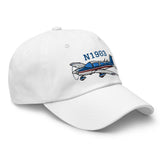 Grumman Tiger (Red/Blue) Custom Embroidered Classic Cap - Add Your N#