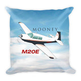 Mooney M20E Airplane Custom Throw Pillow Case Stuffed & Sewn
