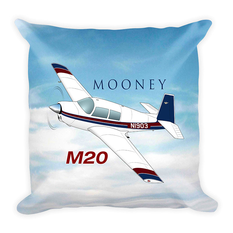 Airplane Custom Throw Pillow Case Stuffed & Sewn