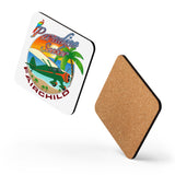 Custom Cork-Back Coaster (2pcs)
