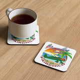 Custom Cork-Back Coaster (2pcs)