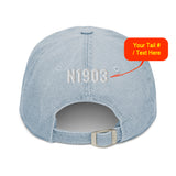 Custom Embroidered Denim Hat / Cap