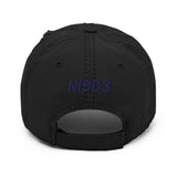 Airplane Design Embroidered Distressed Hat AIR35JJ210K-BM1 - Add your N#