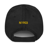 Socata TBM 850 Embroidered Distressed Cap (AIRJF3K2D850-MG1) - Personalized