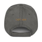 Airplane Embroidered Distressed Cap (AIR39ISR22-SBG2_EMB) - Personalized