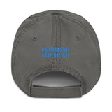 Grumman American (AIRK97-NBG_EMB) Airplane Embroidered Distressed Hat - Add your N#